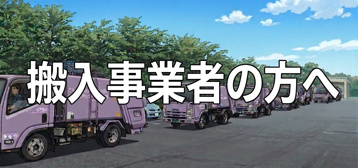搬入事業者の方へ